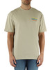 BEIGE | MCCC Collection: T-shirt in cotone con ricamo frontale