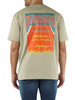 BEIGE | MCCC Collection: T-shirt in cotone con ricamo frontale