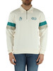 SAHNE | MCCC Collection: Sweatshirt aus gebürsteter Baumwolle mit Reißverschluss am Kragen