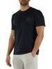Dunkelblau | Regular Fit Baumwoll-T-Shirt FRIDA