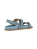 AZZURRO | Sandali in denim logato NIA FLAT