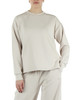 BEIGE | Felpa girocollo in misto modal GIRLY