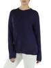 VIOLA | Maglia in viscosa con placca logo