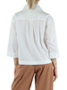 BIANCO | Blusa oversize in popeline di cotone