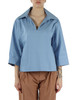 CARTA DA ZUCCHERO | Blusa oversize in popeline di cotone