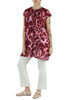 ROSA | Camicia lunga in voile di cotone stampato