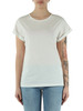 BIANCO | T-shirt in cotone con scritta logo frontale