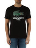 NERO | T-shirt in cotone Regular fit con stampa logo