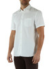 BIANCO | Camicia a maniche corte Regular fit in cotone