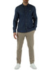 BLU | Camicia jeans regular fit con patch logo