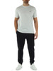 GRIGIO CHIARO | T-shirt in cotone stretch con scritta logo