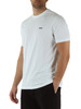 BIANCO | T-shirt in cotone stretch con scritta logo