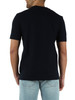 BLU | T-shirt in cotone mercerizzato con motivo decorativo