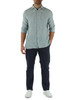 VERDE | Camicia a righe in lino ALFREDO