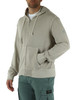 GRIGIO | Felpa con zip e cappuccio RENA regular fit