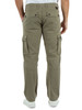 VERDE | Pantalone cargo regular fit in cotone stretch
