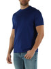 BLU | T-shirt slim fit in cotone con scritta logo a rilievo