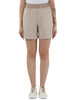 BEIGE | Shorts stile sportivo in cotone tecnico