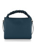 BLAU | BOHEME Small Handtasche aus genarbtem Leder