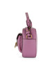 VIOLA CHIARO | Borsa a tracolla in pelle martellata BEAT Small