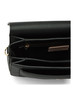 SCHWARZ | Schultertasche aus genarbtem Leder C-ME Medium