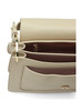 BEIGE | C-ME Medium Handtasche aus genarbtem Leder