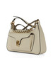 BEIGE | Handtasche aus genarbtem Leder BEAT GENERATION Medium