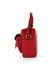 ROSSO | Borsa a tracolla in pelle martellata BEAT Small