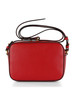 ROSSO | Borsa a tracolla in pelle martellata BEAT Small