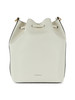 OFF WHITE | Beuteltasche aus genarbtem Leder BEAT GENERATION Medium