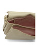 BEIGE | Borsa a spalla in pelle martellata MAVERY Large