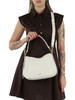 OFF WHITE | NORY Small Schultertasche aus genarbtem Leder