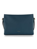 BLAU | BOHEME Medium Schultertasche aus genarbtem Leder