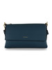BLAU | BOHEME Small Schultertasche aus genarbtem Leder