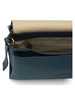 BLAU | BOHEME Small Schultertasche aus genarbtem Leder