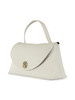 OFF WHITE | Borsa a mano in pelle martellata NIKLA Medium