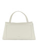 OFF WHITE | Borsa a mano in pelle martellata NIKLA Medium