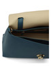 BLAU | Handtasche aus genarbtem Leder NIKLA Medium