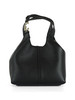 NERO | Borsa a mano in pelle martellata C-EASY Small