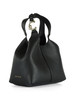 NERO | Borsa a mano in pelle martellata C-EASY Small