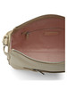 BEIGE | GRETEL RIBBON Medium Schultertasche aus genarbtem Leder