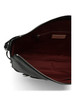 NERO | Borsa a spalla in pelle martellata GRETEL RIBBON Large