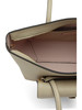 BEIGE | Borsa a spalla in pelle martellata DOUBLE BEAT Medium