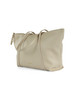 BEIGE | Borsa a spalla in pelle martellata NORY Large