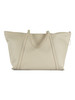 BEIGE | Borsa a spalla in pelle martellata NORY Large