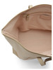 BEIGE | Borsa a spalla in pelle martellata NORY Large