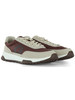MARRONE | Sneakers in ecopelle e tessuto riciclato VENTURA