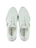 BIANCO | GIRL: Sneakers in pelle con placca logo laterale
