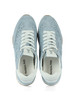 AZZURRO | GIRL: Sneakers in suede con patch logo laterale