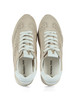BEIGE | GIRL: Sneakers in suede con patch logo laterale